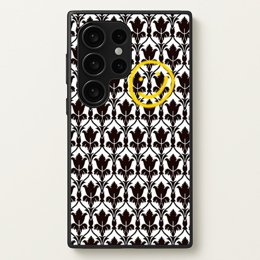 Detective Wallpaper Smile - Sherlock Phone Case for Galaxy S24 Ultra