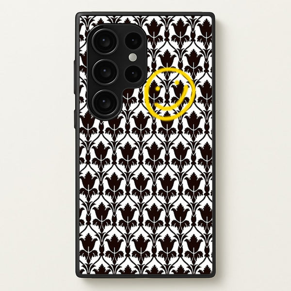 Detective Wallpaper Smile - Sherlock Phone Case for Galaxy S24 Ultra