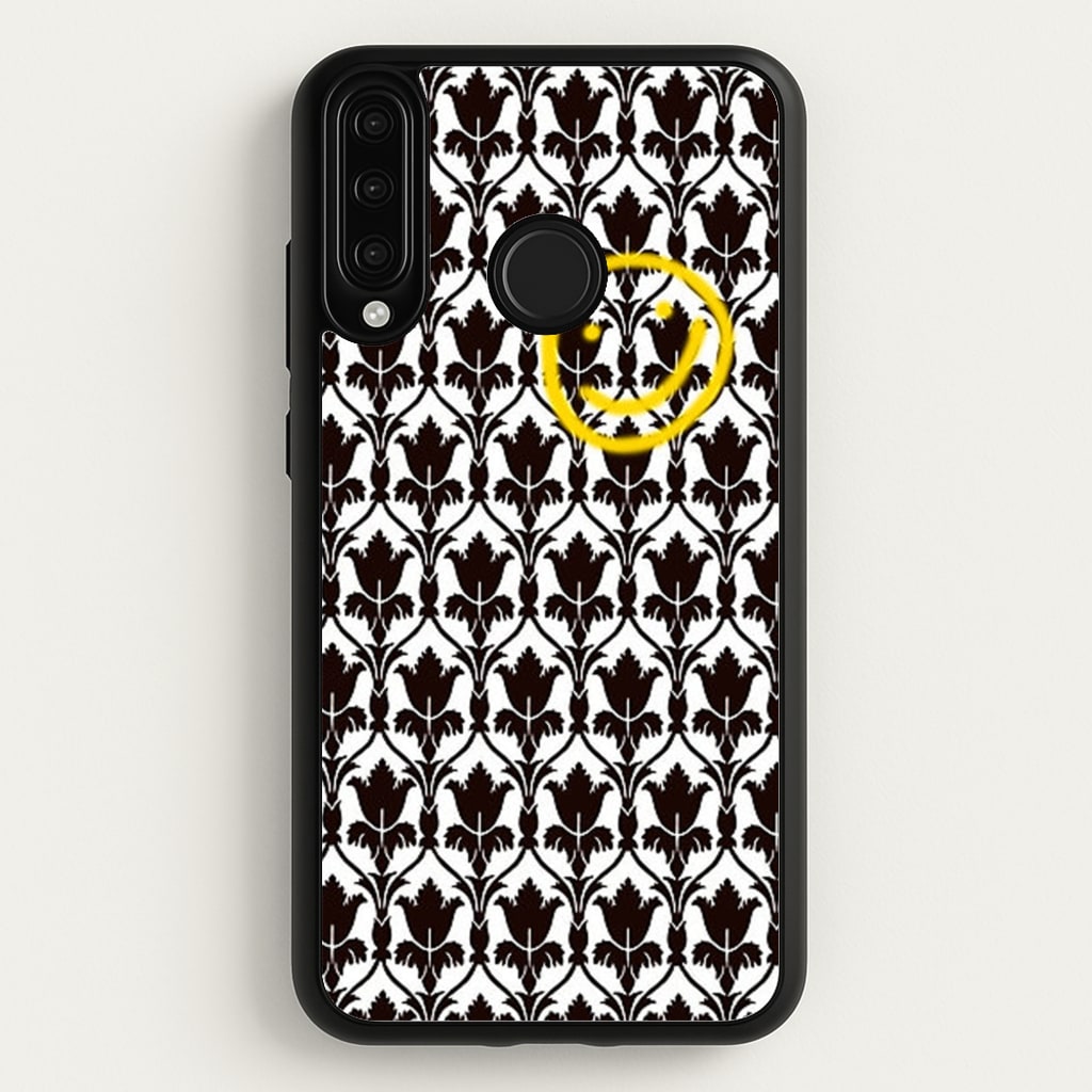 Detective Wallpaper Smile - Sherlock Phone Case for Huawei P30 Lite