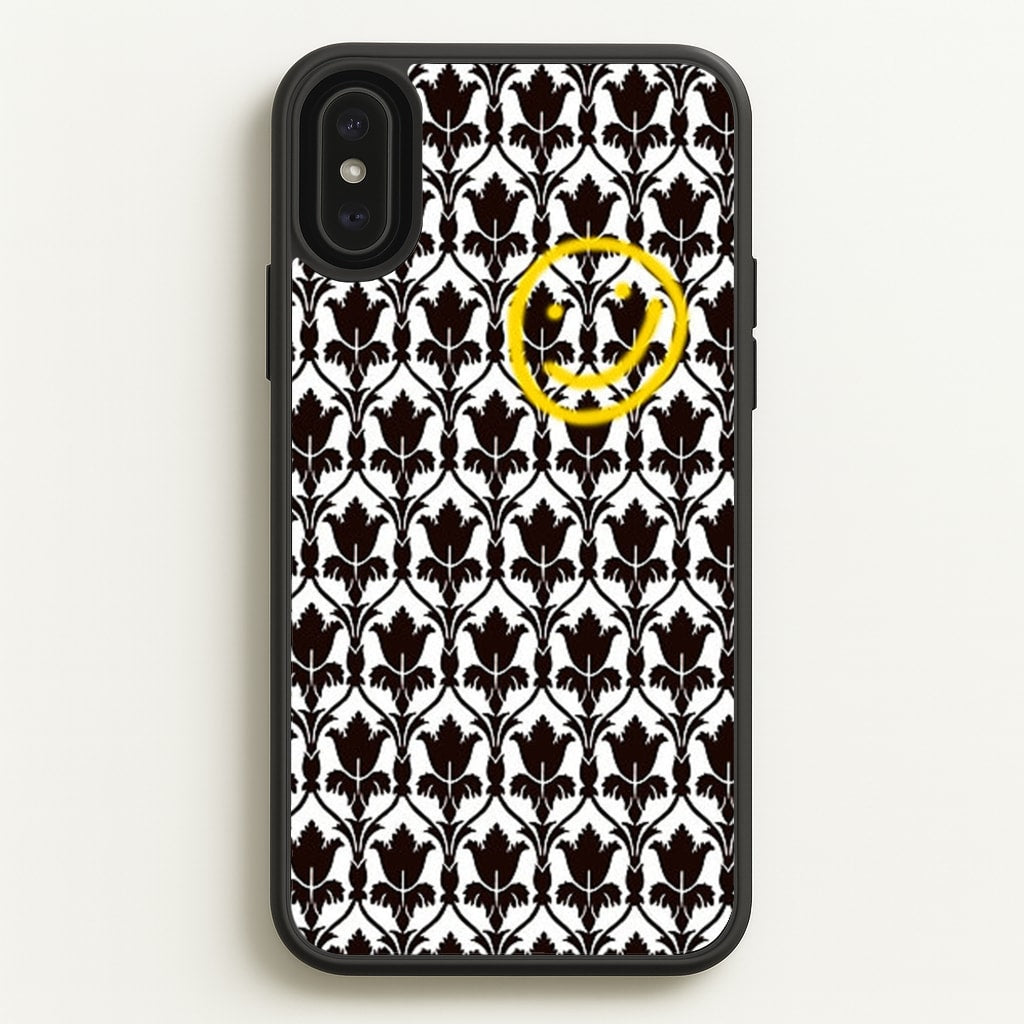 Detective Wallpaper Smile - Sherlock Phone Case for iPhone XS Max