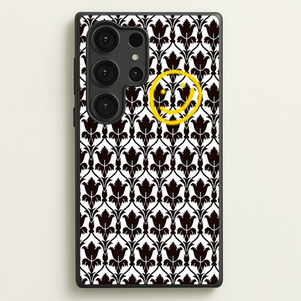 Detective Wallpaper Smile - Sherlock Phone Case for Galaxy S25 Ultra