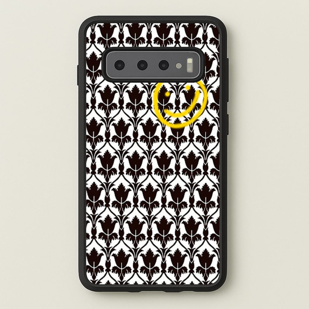Detective Wallpaper Smile - Sherlock Phone Case for Galaxy S10 Plus