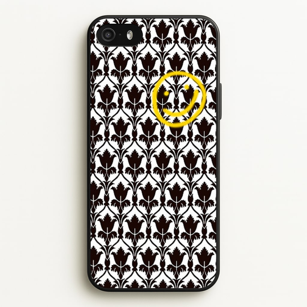 Detective Wallpaper Smile - Sherlock Phone Case for iPhone 5 / 5s / SE 2016