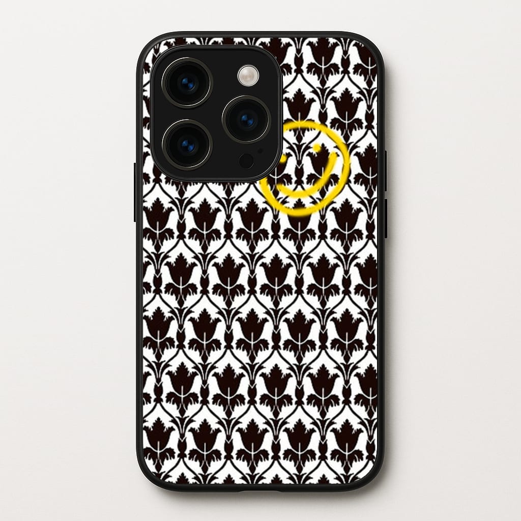 Detective Wallpaper Smile - Sherlock Phone Case for iPhone 15 Pro