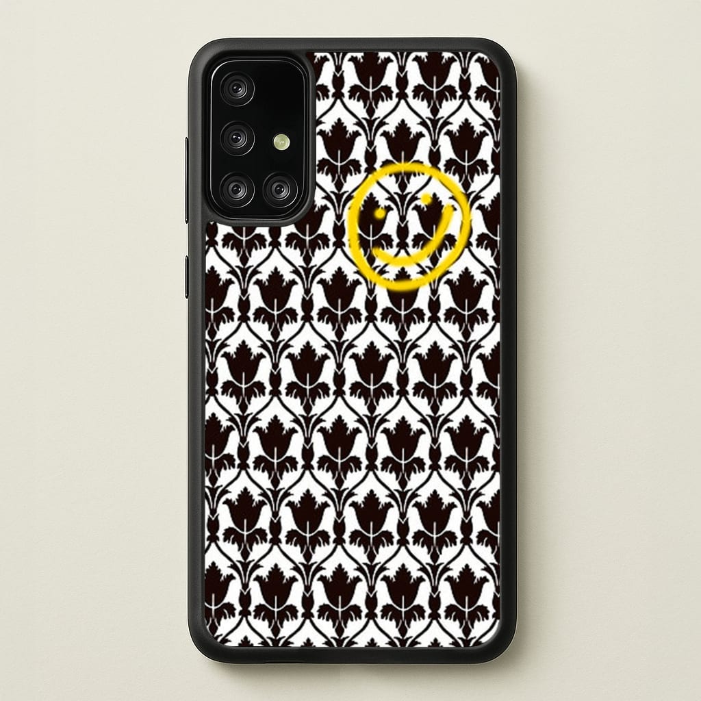 Detective Wallpaper Smile - Sherlock Phone Case for Galaxy A71