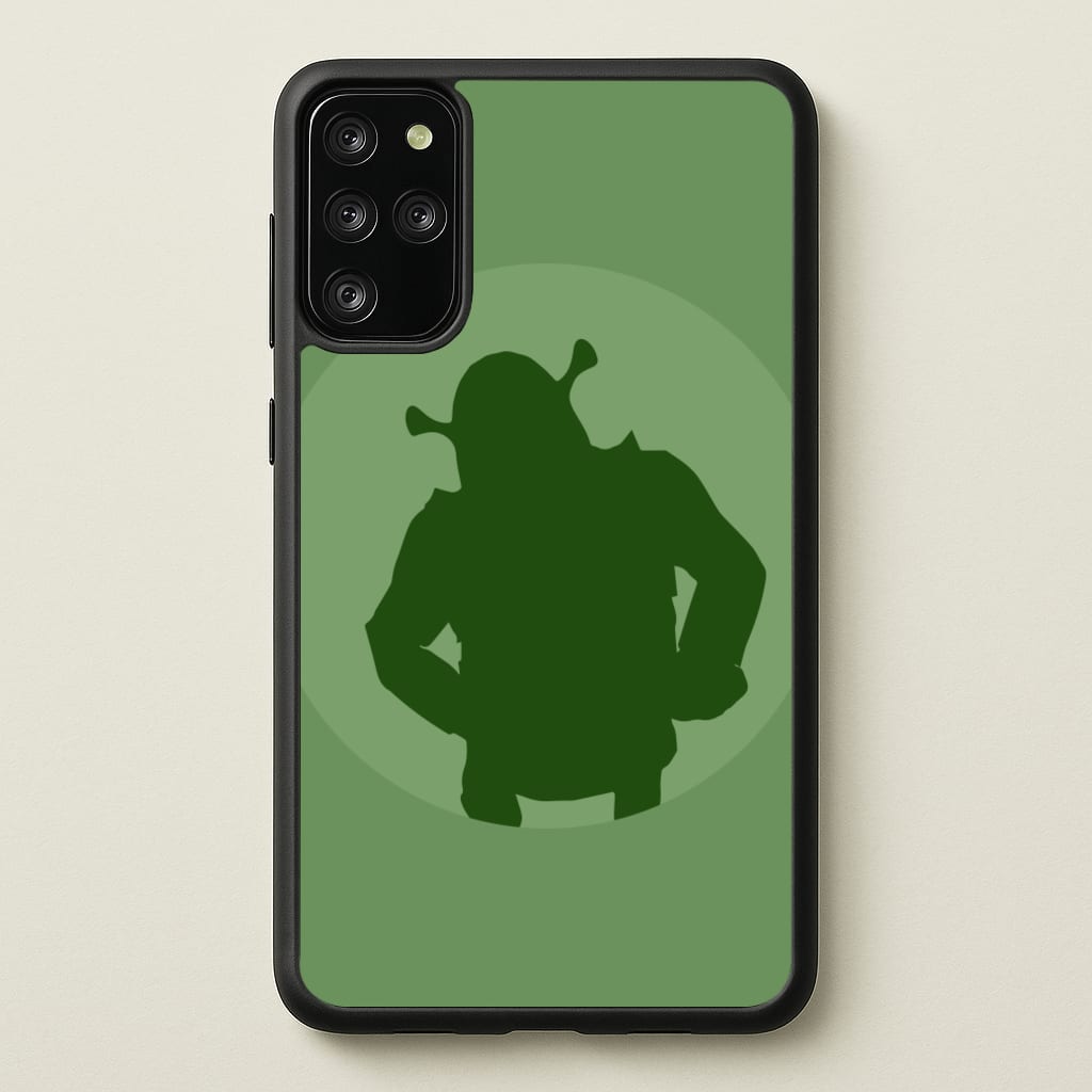 Green Ogre Outline - Shrek Phone Case for Galaxy S20 Plus