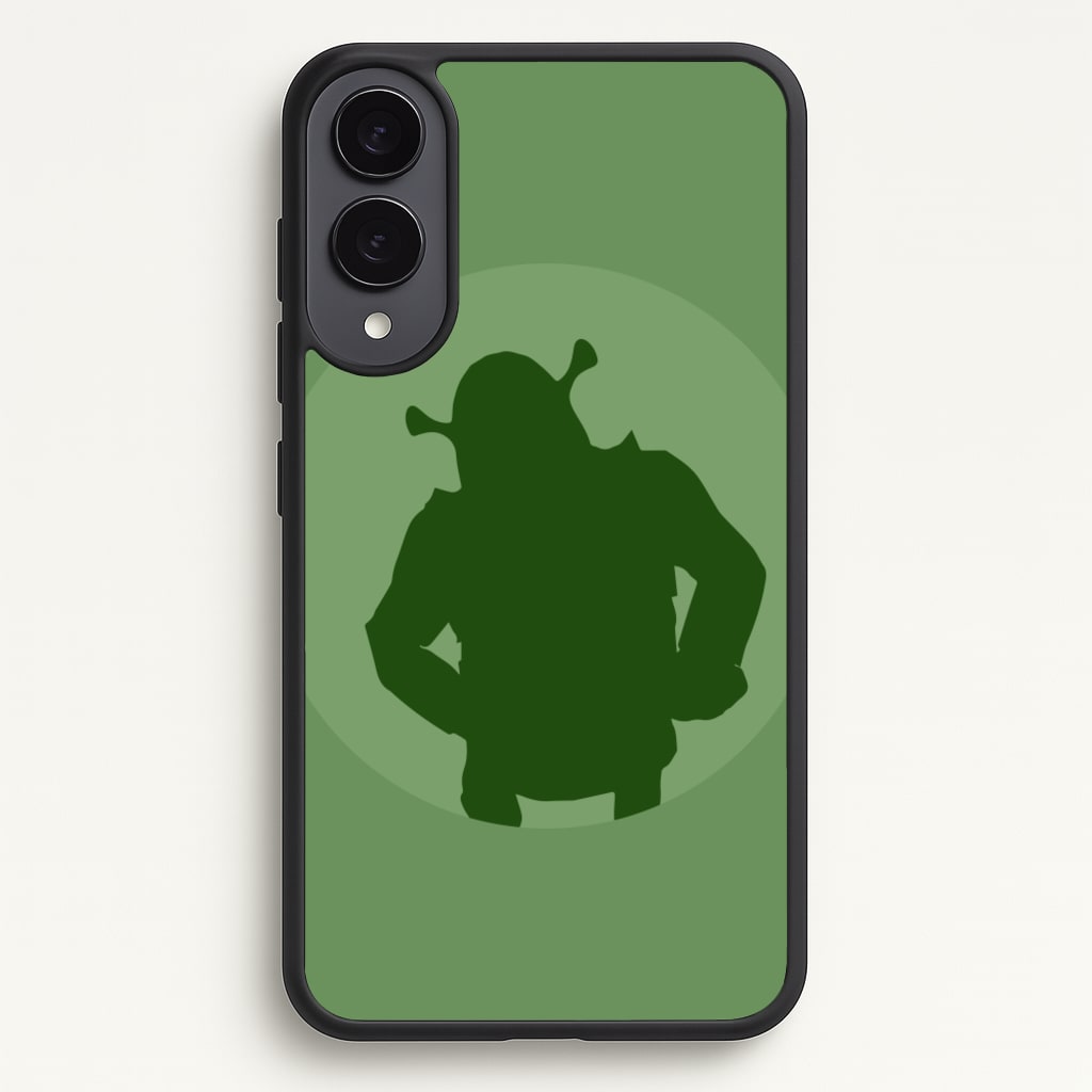 Green Ogre Outline - Shrek Phone Case for Galaxy S25 Edge