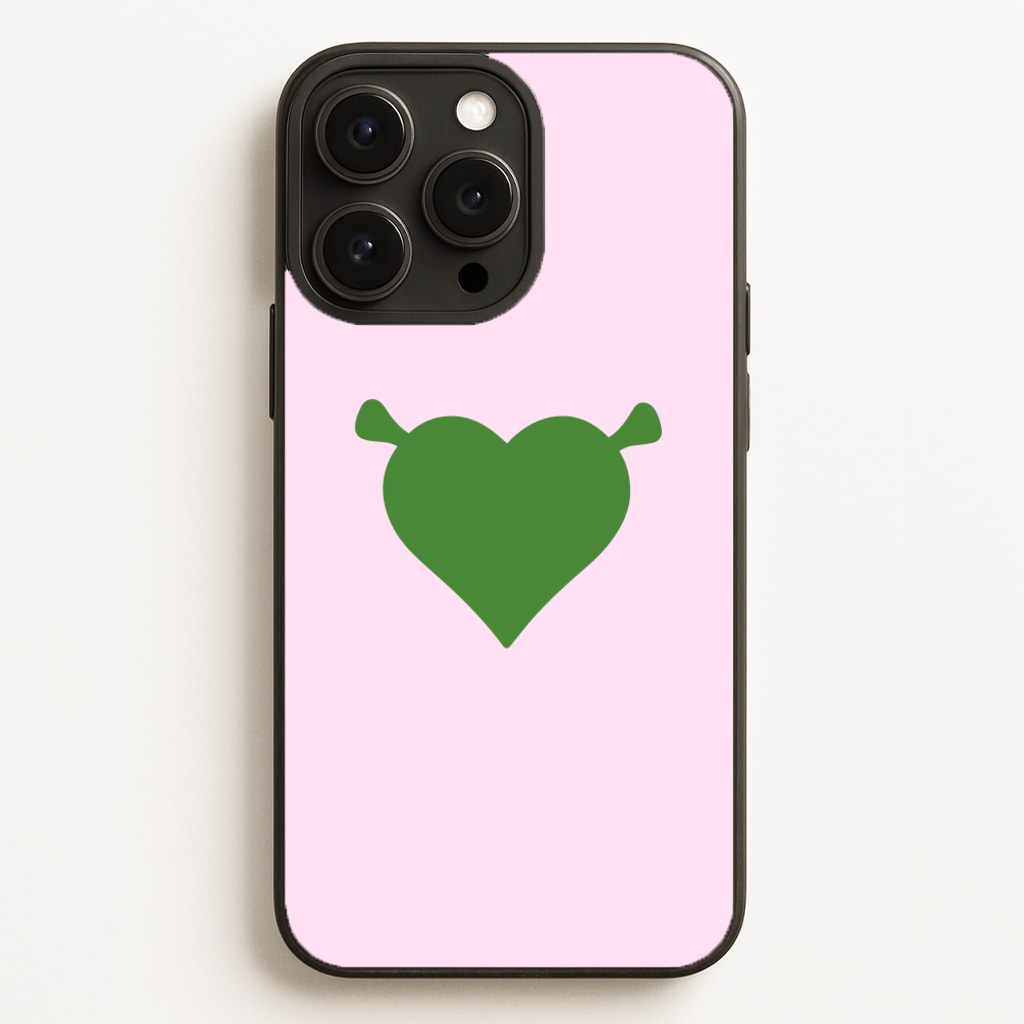 Green Ogre Heart - Shrek Phone Case for iPhone 16 Pro Max