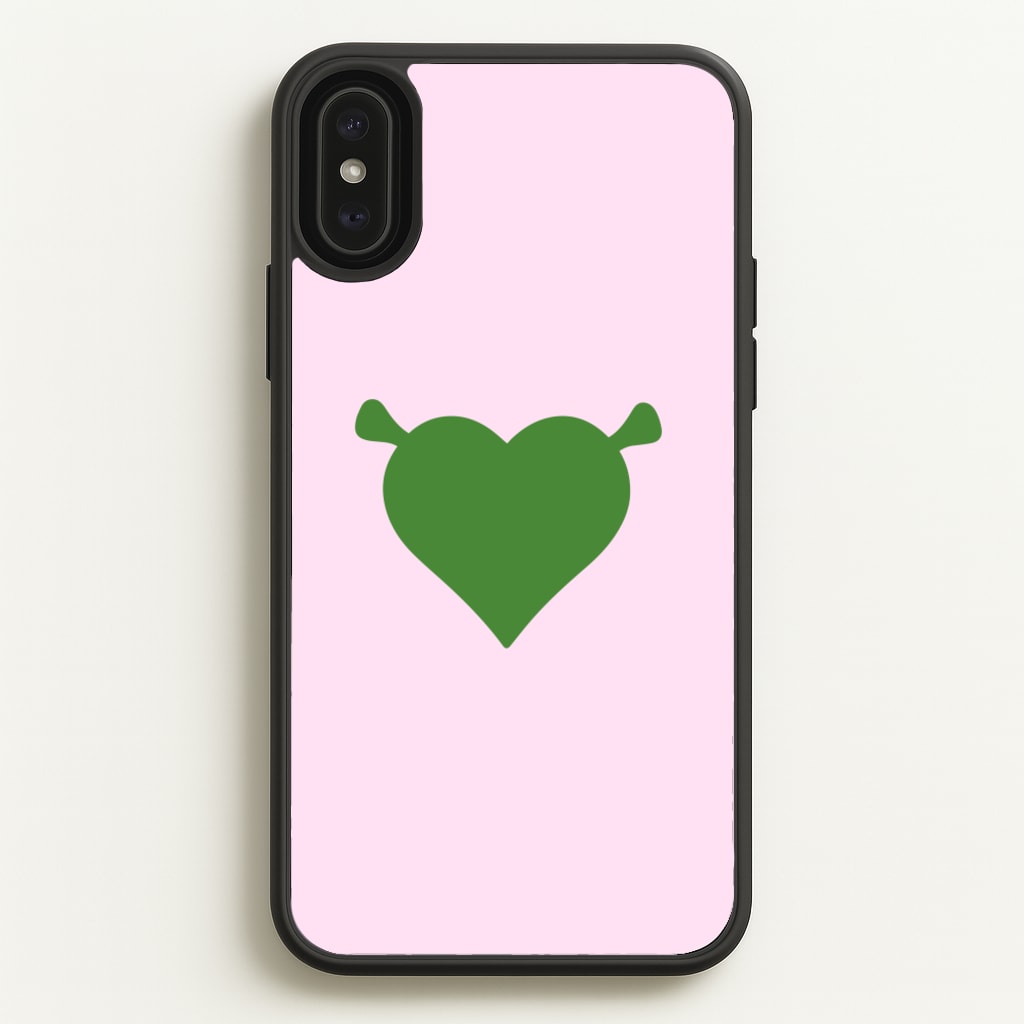 Green Ogre Heart - Shrek Phone Case for iPhone XS Max