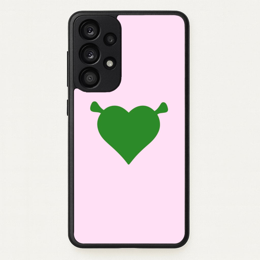 Green Ogre Heart - Shrek Phone Case for Galaxy A53