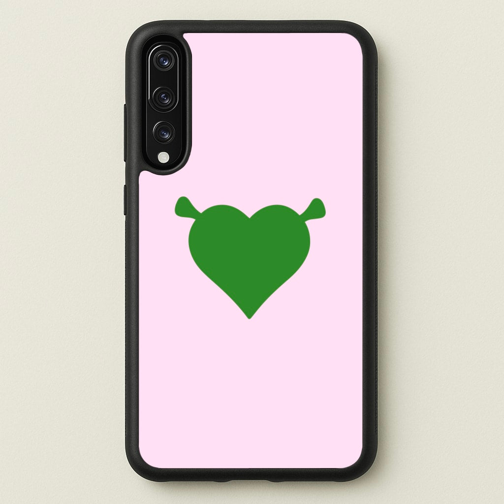 Green Ogre Heart - Shrek Phone Case for Huawei P20 Pro