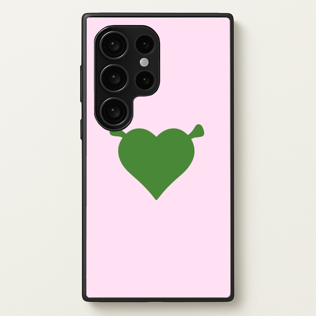 Green Ogre Heart - Shrek Phone Case for Galaxy S24 Ultra