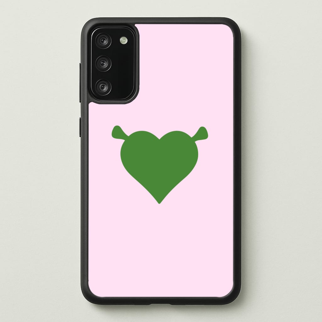 Green Ogre Heart - Shrek Phone Case for Galaxy S20FE