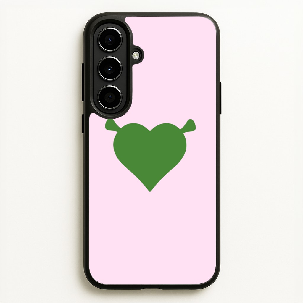Green Ogre Heart - Shrek Phone Case for Galaxy A56