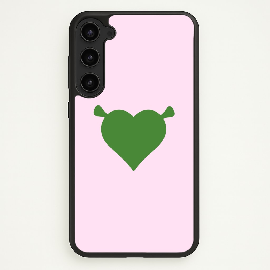 Green Ogre Heart - Shrek Phone Case for Galaxy S23