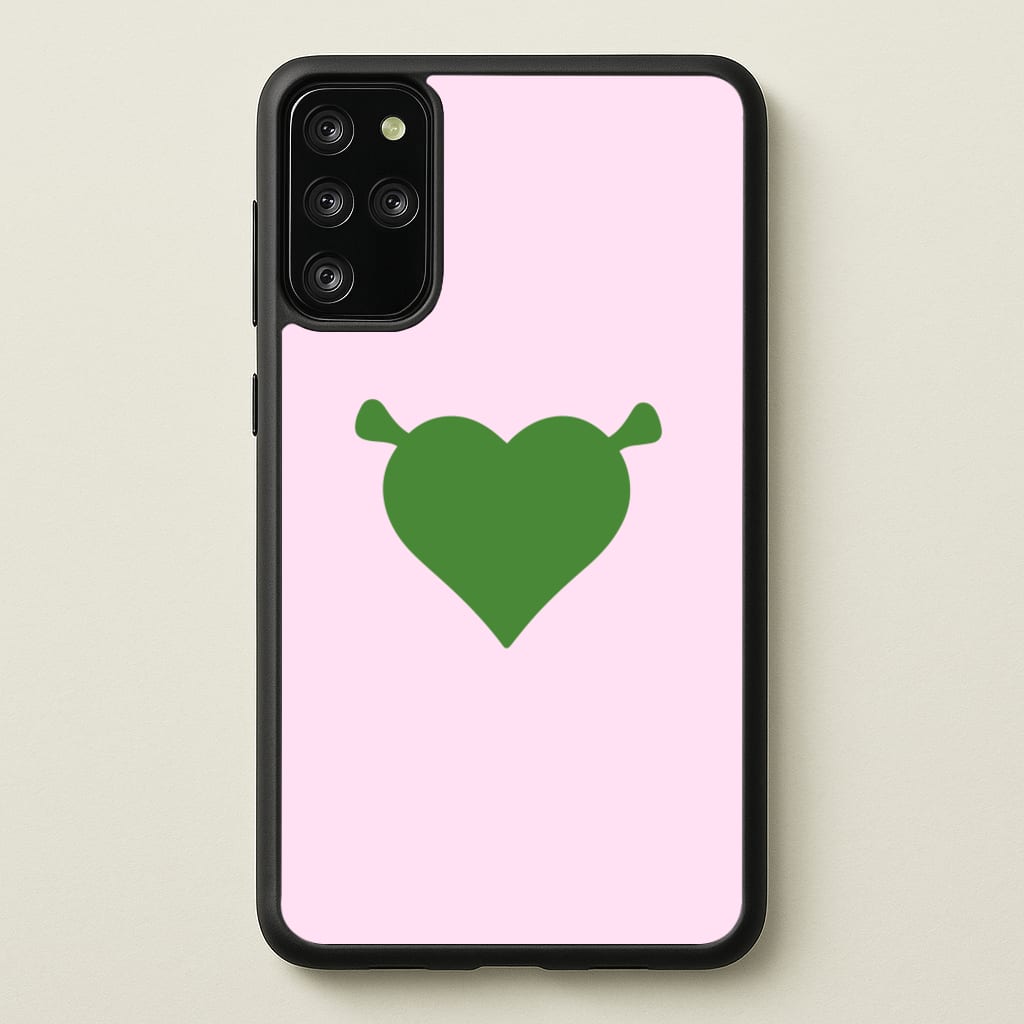 Green Ogre Heart - Shrek Phone Case for Galaxy S20 Plus