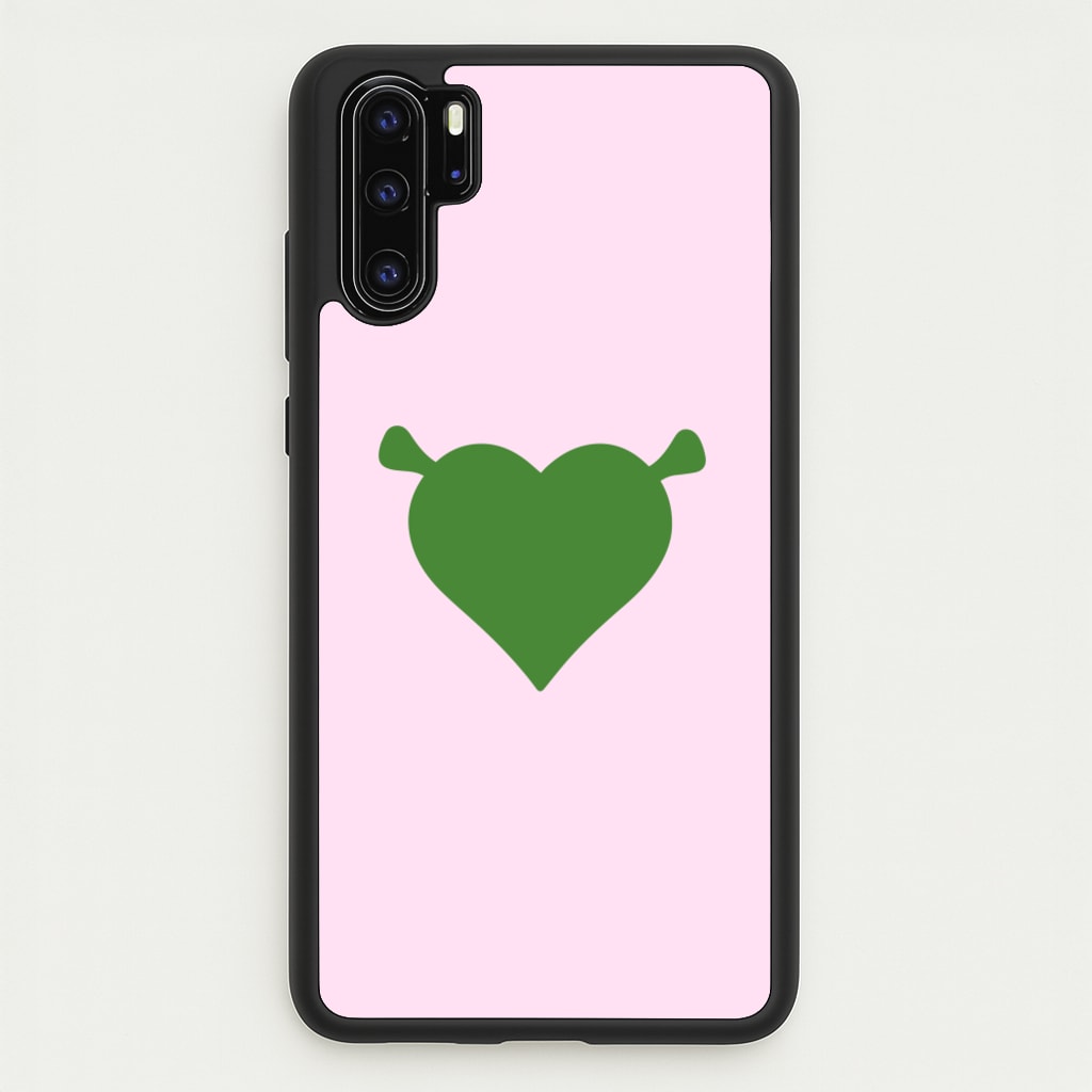 Green Ogre Heart - Shrek Phone Case for Huawei P30 Pro