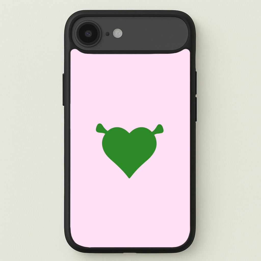 Green Ogre Heart Phone Case for iPhone 17 Air
