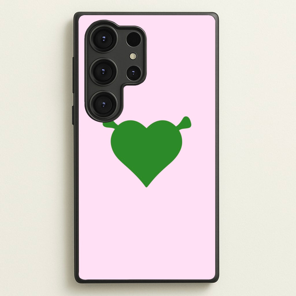 Green Ogre Heart - Shrek Phone Case for Galaxy S25 Ultra