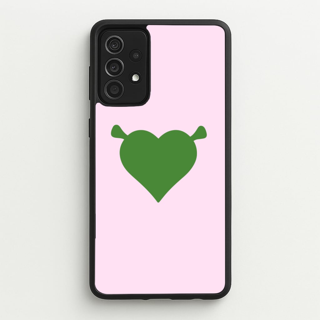 Green Ogre Heart - Shrek Phone Case for Galaxy A52 / A52s