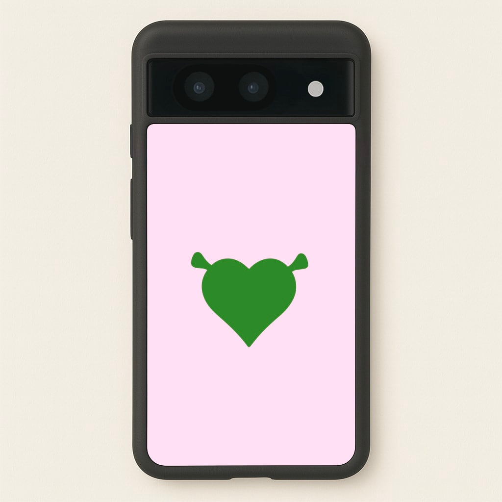 Green Ogre Heart - Shrek Phone Case for Google Pixel 8a