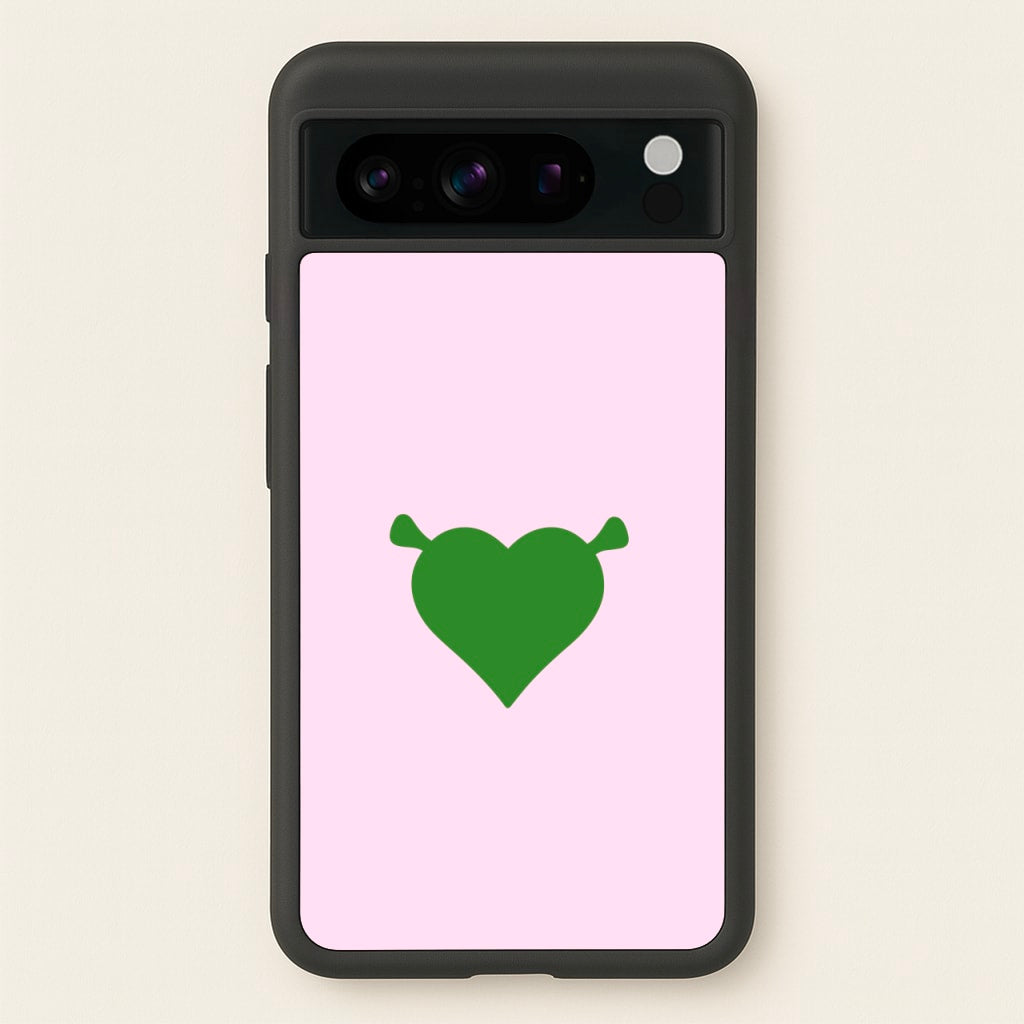 Green Ogre Heart - Shrek Phone Case for Google Pixel 8 Pro