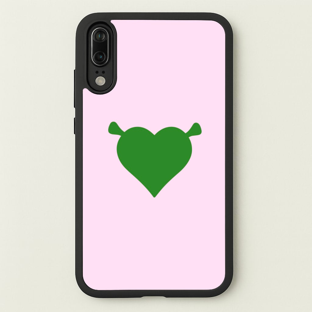 Green Ogre Heart - Shrek Phone Case for Huawei P20