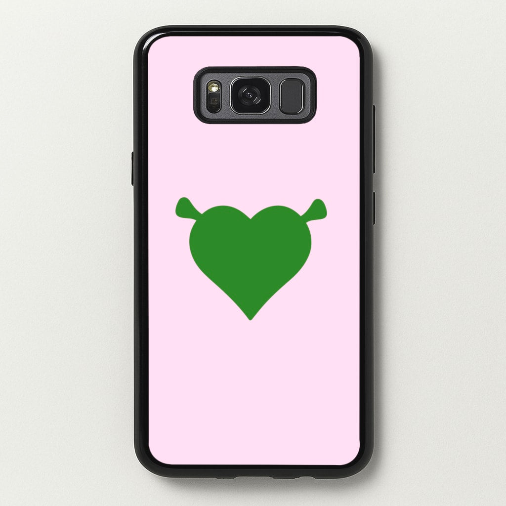 Green Ogre Heart - Shrek Phone Case for Galaxy S8
