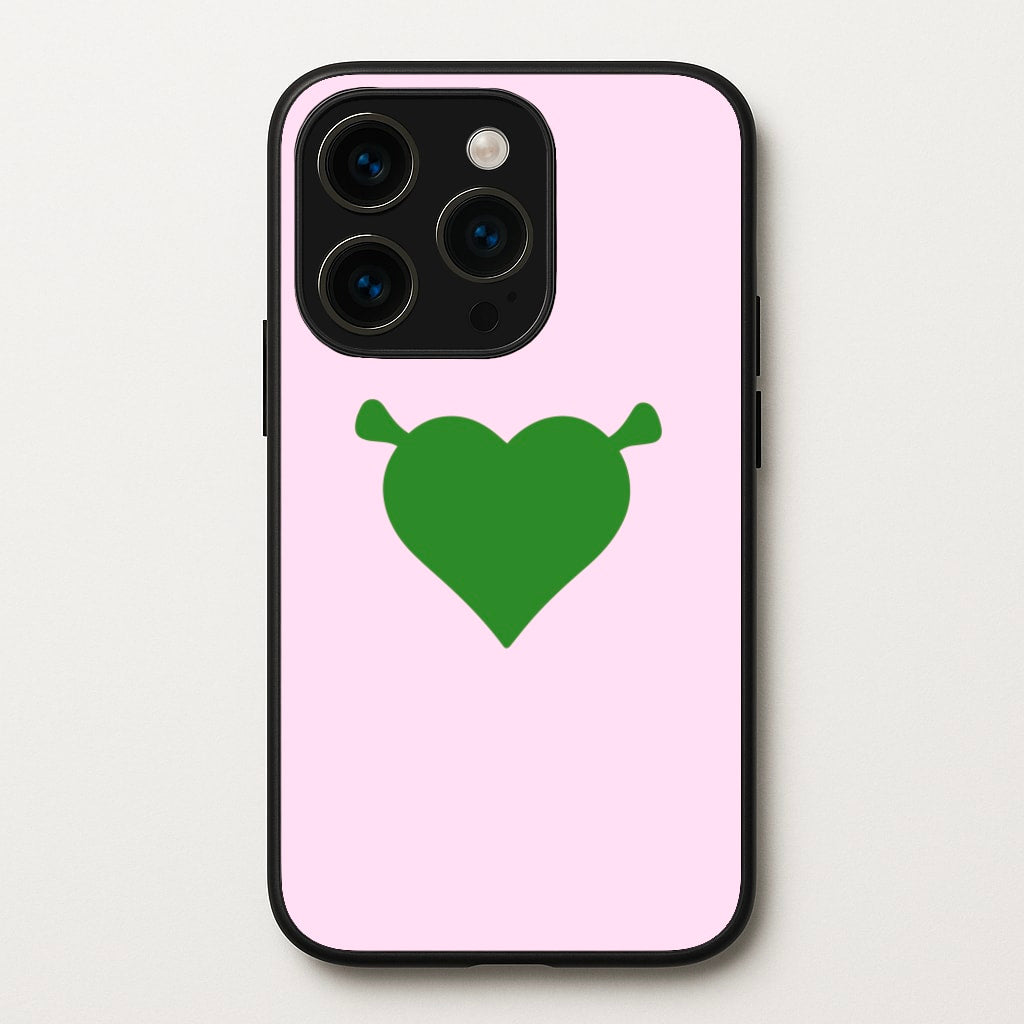 Green Ogre Heart - Shrek Phone Case for iPhone 15 Pro Max