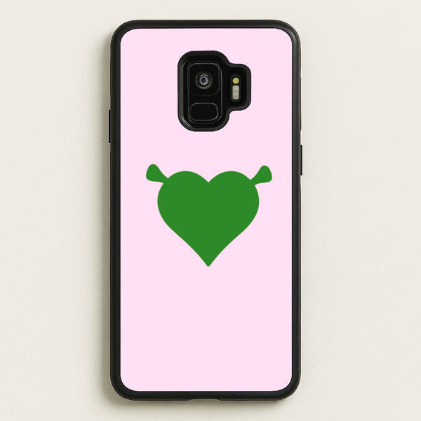 Green Ogre Heart - Shrek Phone Case for Galaxy S9