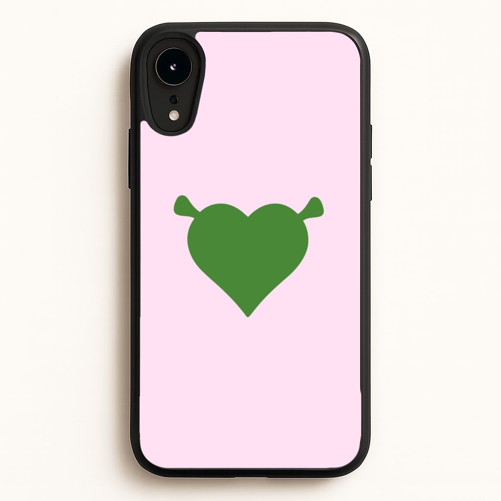 Green Ogre Heart - Shrek Phone Case for iPhone XR
