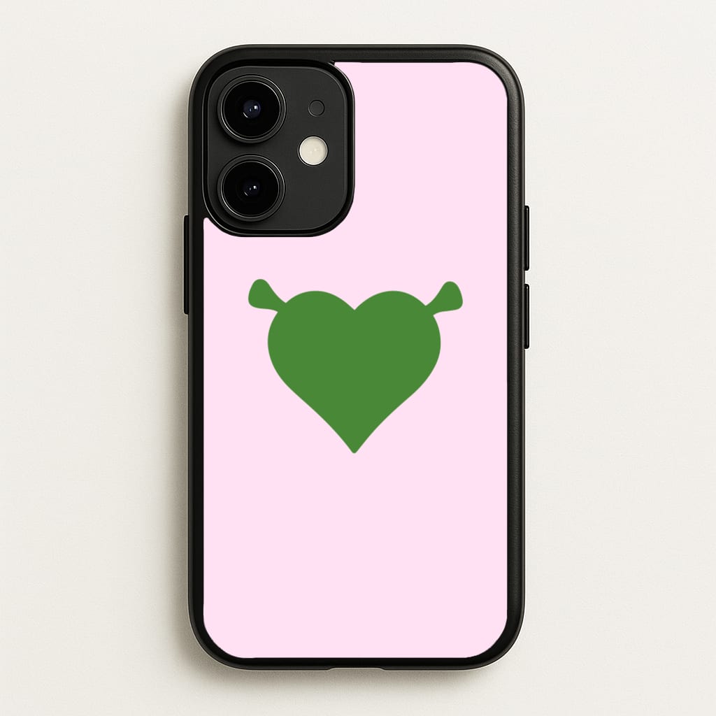 Green Ogre Heart - Shrek Phone Case for iPhone 12 / 12 Pro