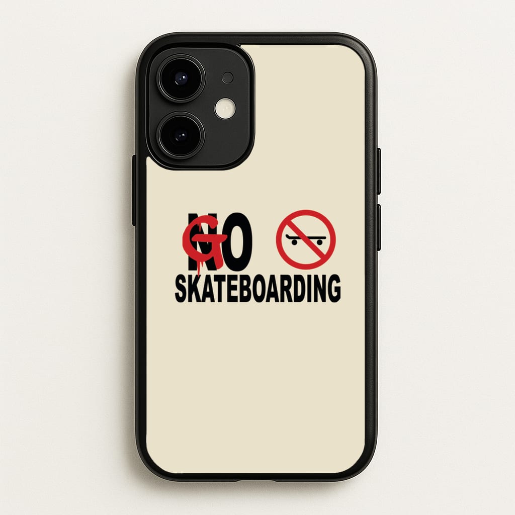 Go Skateboarding - Skate Aesthetic - Skate Aesthetic Phone Case for iPhone 12 / 12 Pro