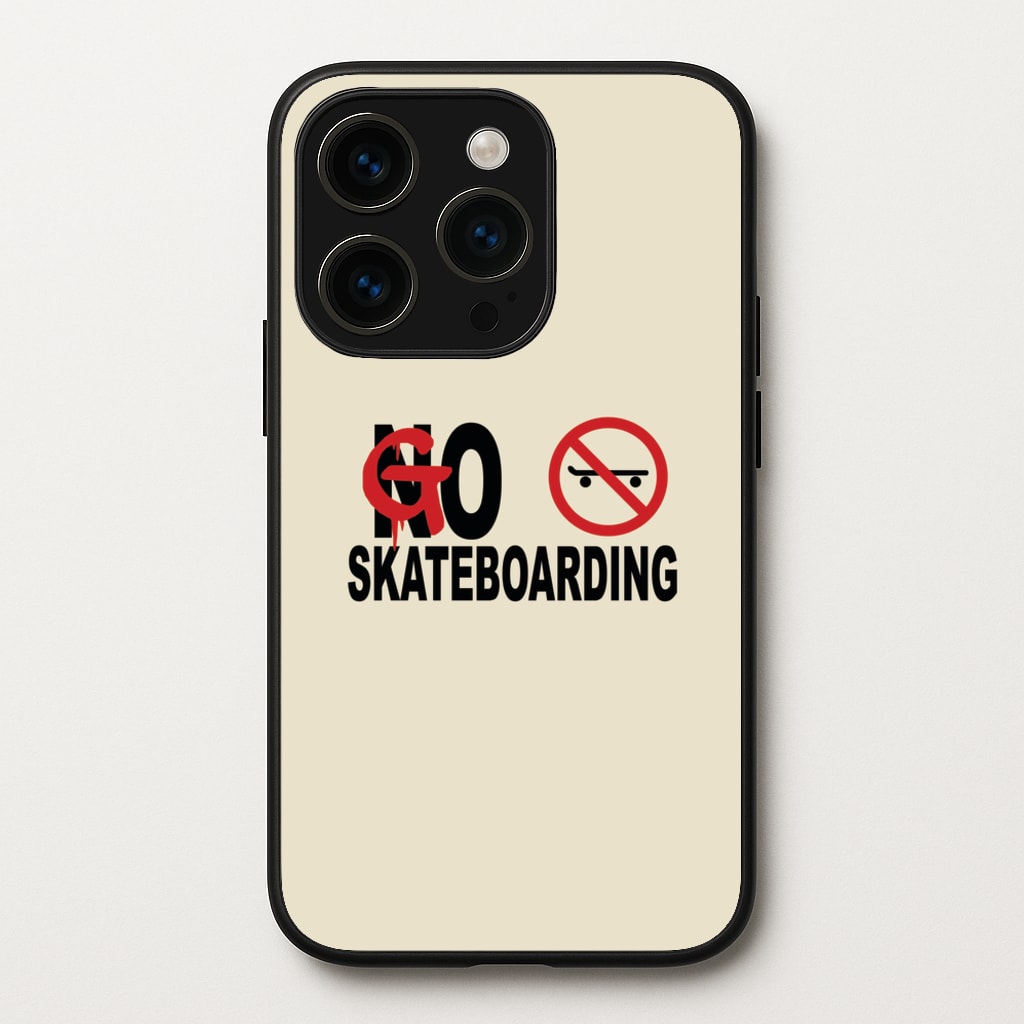 Go Skateboarding - Skate Aesthetic - Skate Aesthetic Phone Case for iPhone 15 Pro