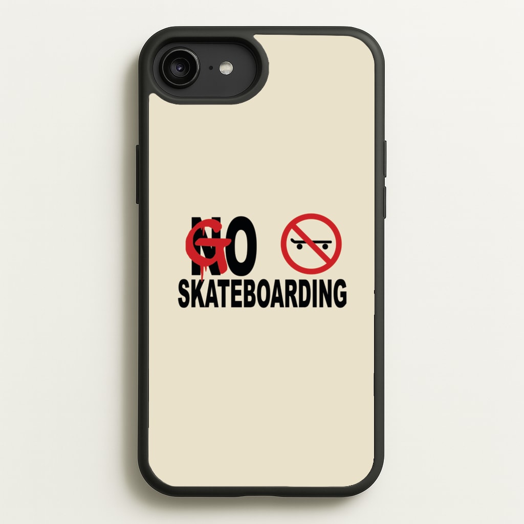 Go Skateboarding - Skate Aesthetic - Skate Aesthetic Phone Case for iPhone 6 Plus / 7 Plus / 8 Plus