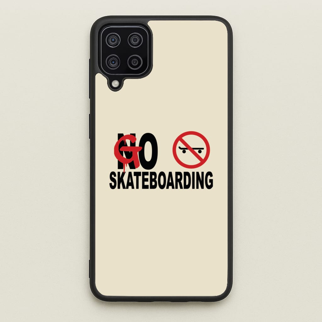 Go Skateboarding - Skate Aesthetic - Skate Aesthetic Phone Case for Galaxy A12
