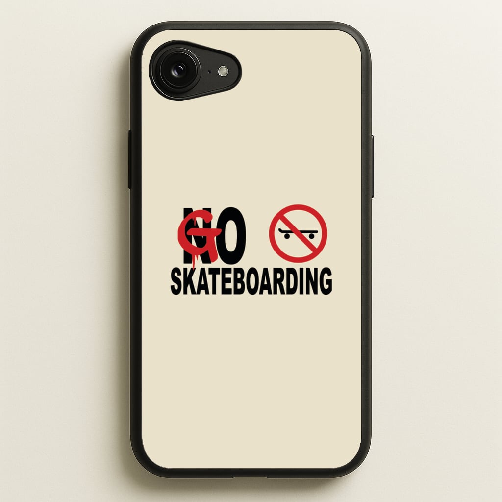 Go Skateboarding - Skate Aesthetic - Skate Aesthetic Phone Case for iPhone 16e