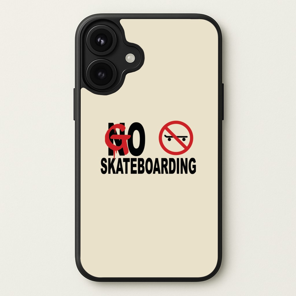 Go Skateboarding - Skate Aesthetic Phone Case for iPhone 17