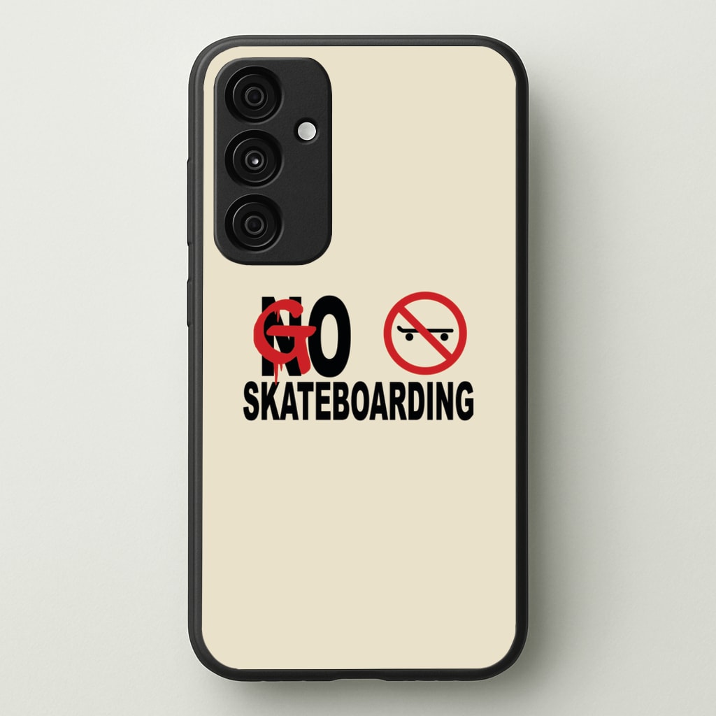 Go Skateboarding - Skate Aesthetic - Skate Aesthetic Phone Case for Galaxy A35