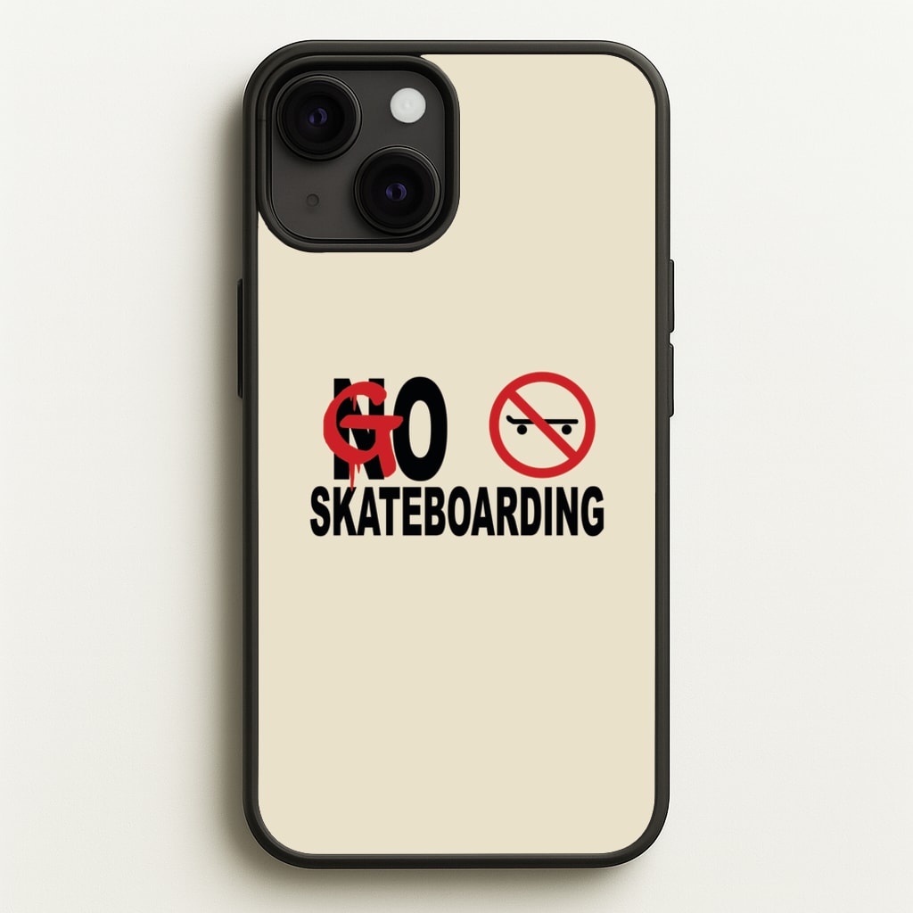 Go Skateboarding - Skate Aesthetic - Skate Aesthetic Phone Case for iPhone 13