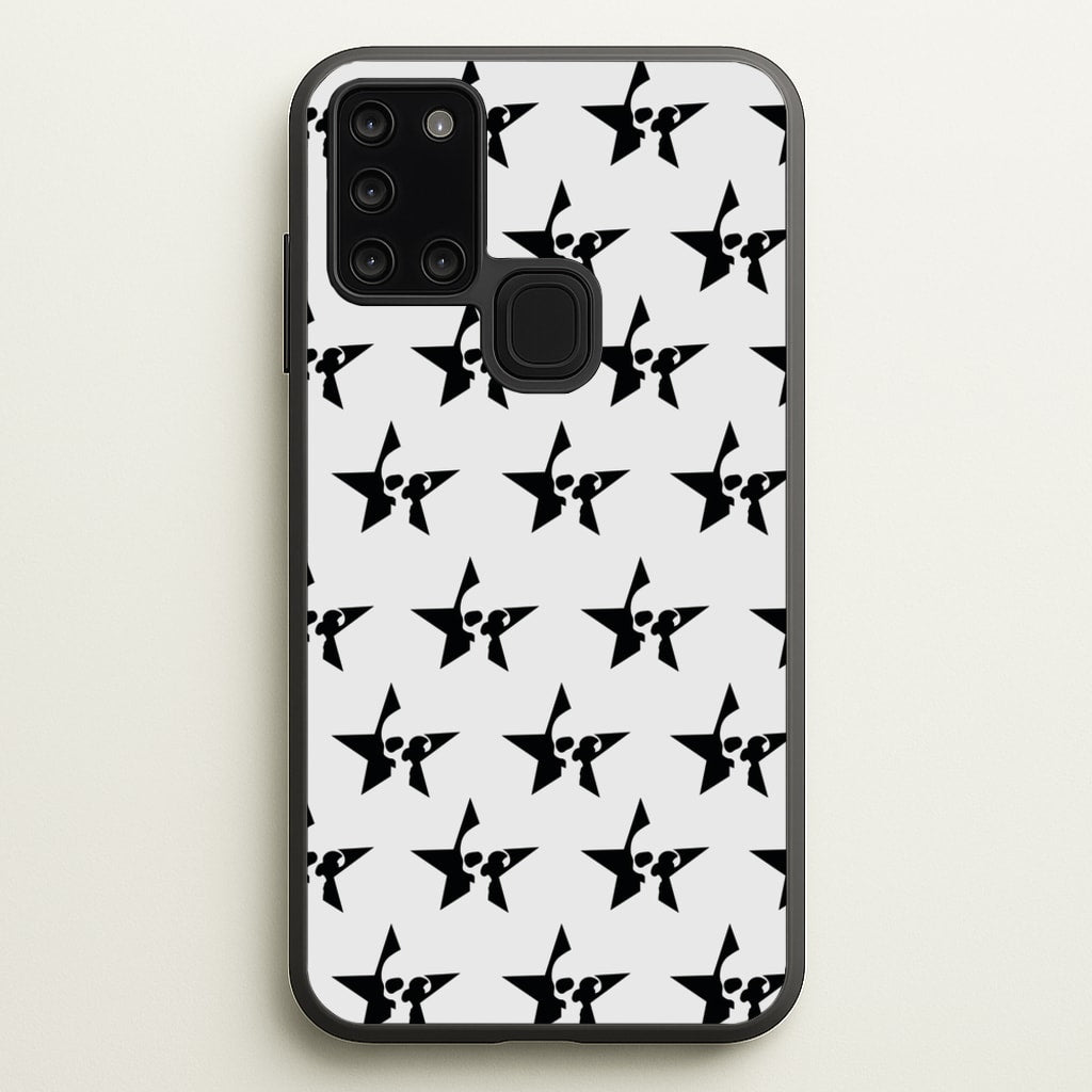Skulls And Stars - Skate Aesthetic - Skate Aesthetic Phone Case for Galaxy A21s