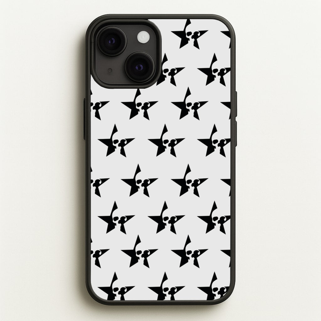 Skulls And Stars - Skate Aesthetic - Skate Aesthetic Phone Case for iPhone 13
