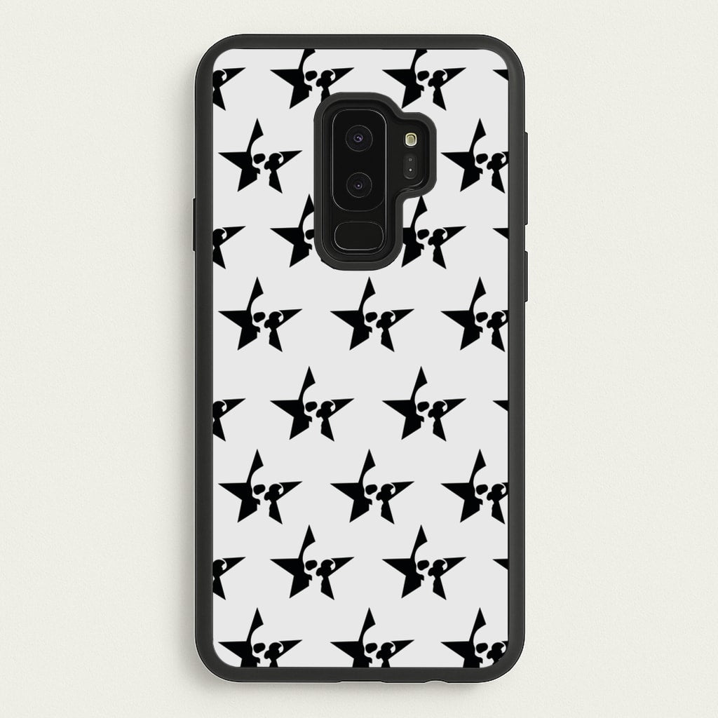 Skulls And Stars - Skate Aesthetic - Skate Aesthetic Phone Case for Galaxy S9 Plus