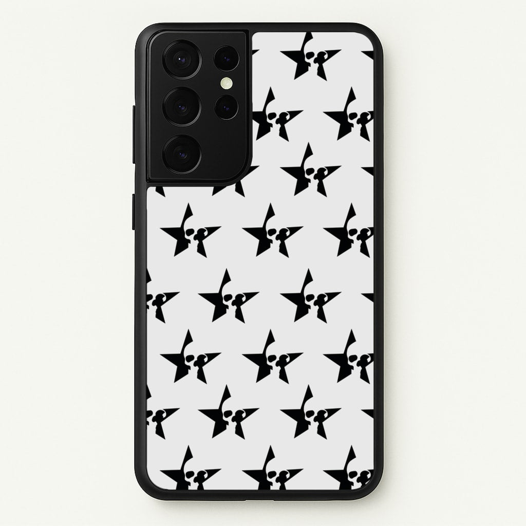 Skulls And Stars - Skate Aesthetic - Skate Aesthetic Phone Case for Galaxy S21 Ultra