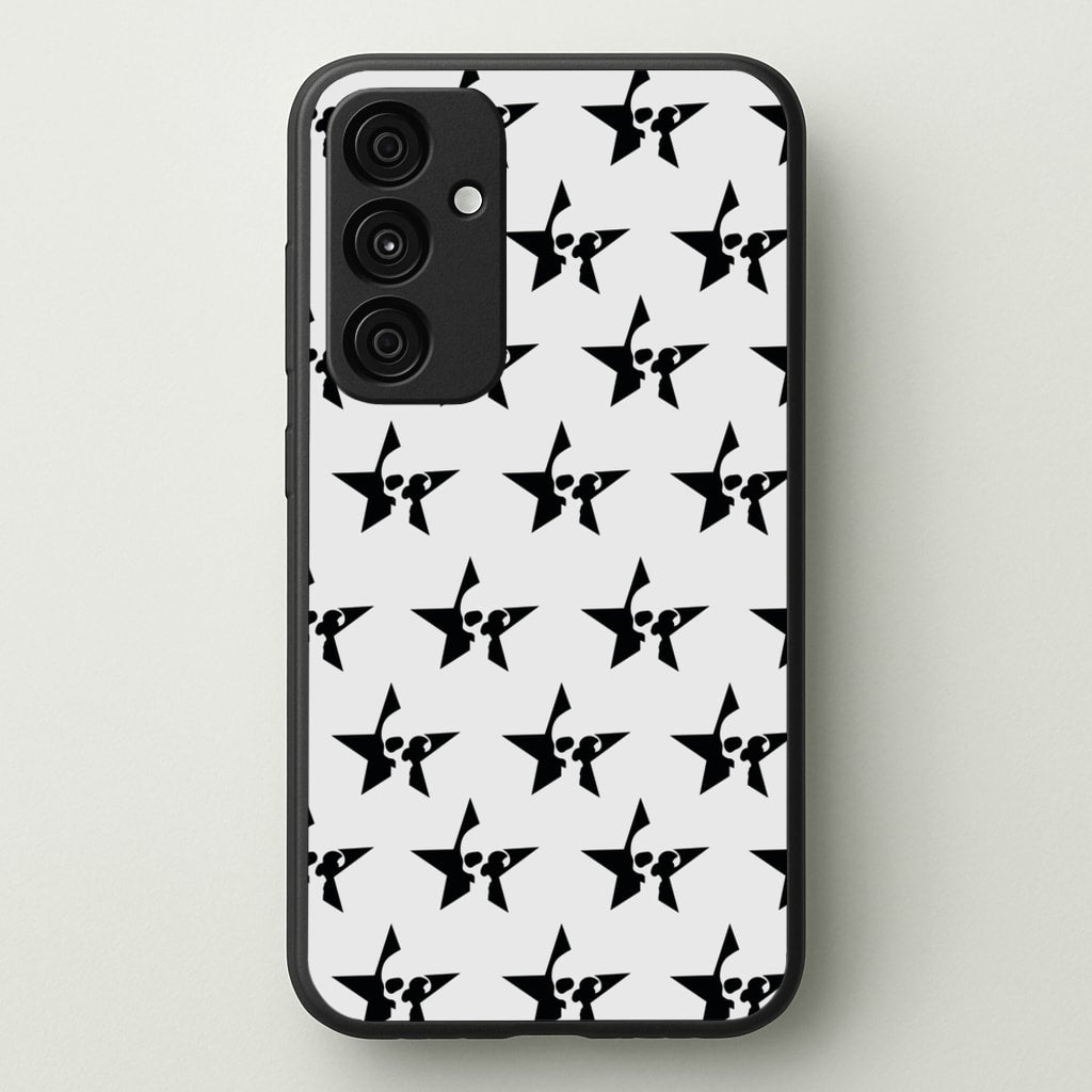 Skulls And Stars - Skate Aesthetic - Skate Aesthetic Phone Case for Galaxy A35