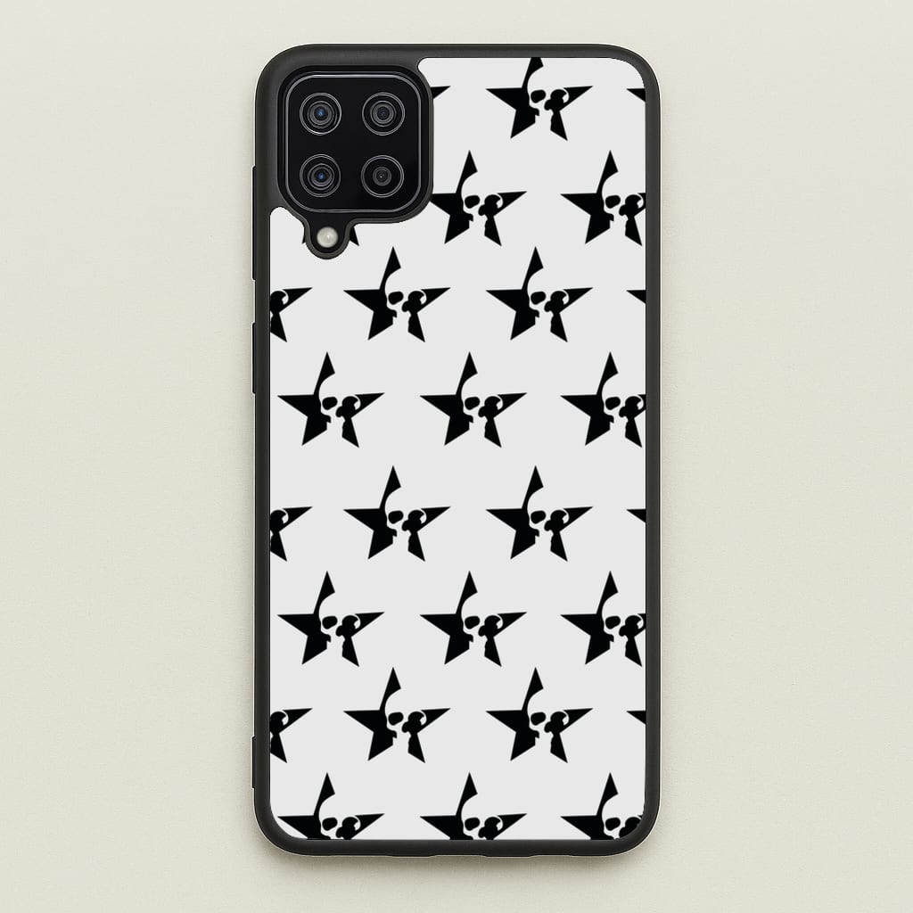 Skulls And Stars - Skate Aesthetic - Skate Aesthetic Phone Case for Galaxy A12