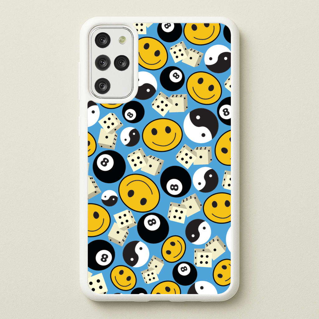 8 Ball Pattern - Skate Aesthetic - Skate Aesthetic Phone Case for Galaxy S20 Plus