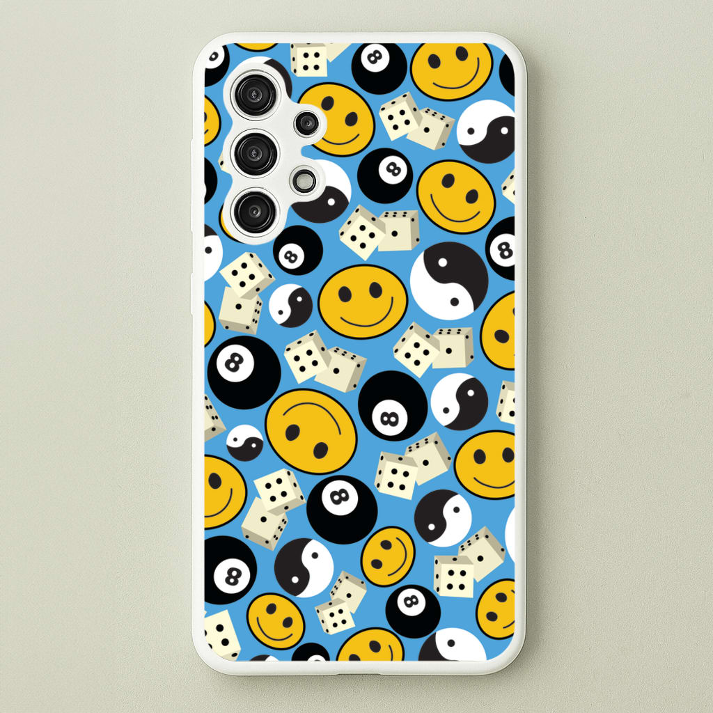 8 Ball Pattern - Skate Aesthetic - Skate Aesthetic Phone Case for Galaxy A13
