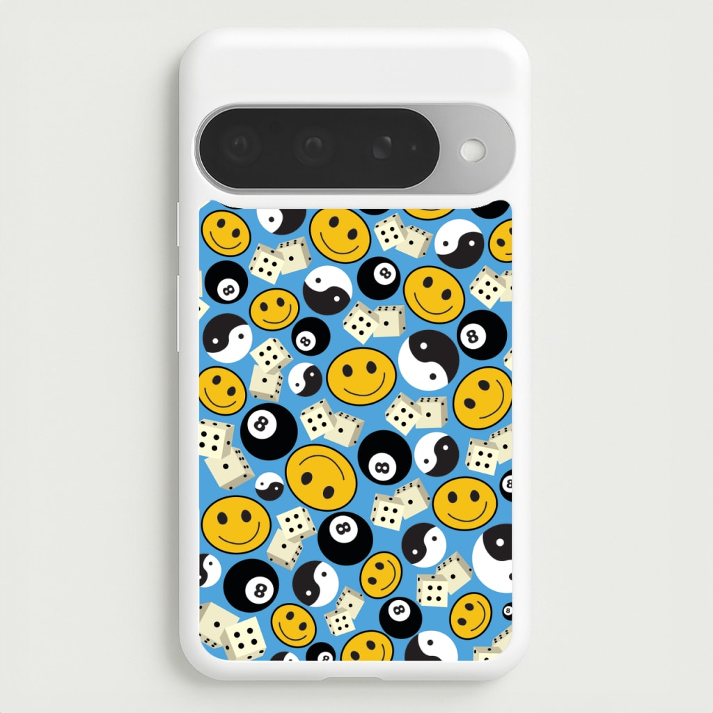 8 Ball Pattern - Skate Aesthetic Phone Case for Google Pixel 10 Pro XL