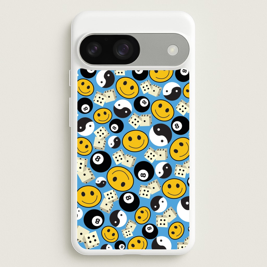 8 Ball Pattern - Skate Aesthetic - Skate Aesthetic Phone Case for Google Pixel 9 / 9 Pro